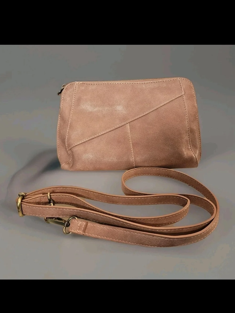 JOY Susan Crossbody Wristlet GIGI Mauve Pink